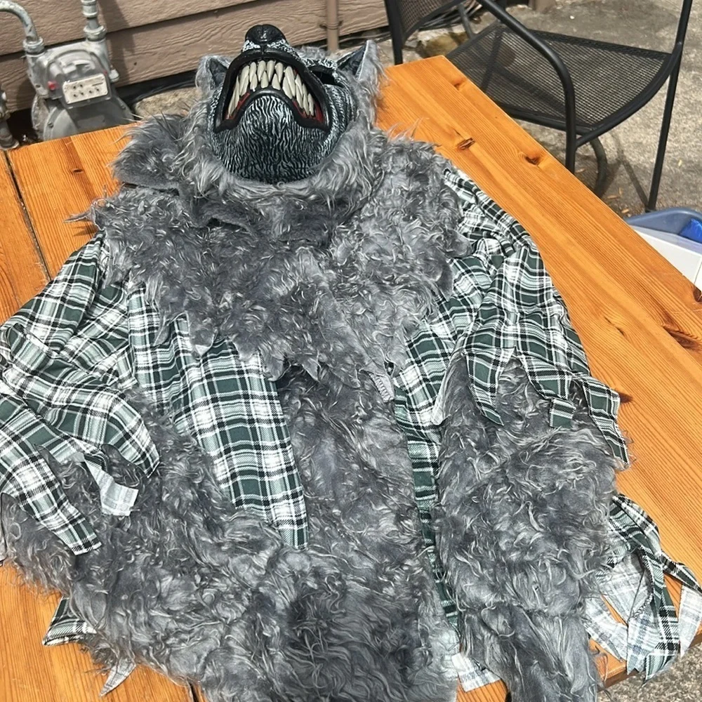 Werewolf Mask with gloves size medium Full moon madness